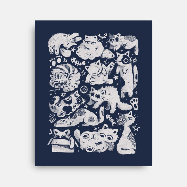 Fluffy Overload-None-Stretched-Canvas-eduely