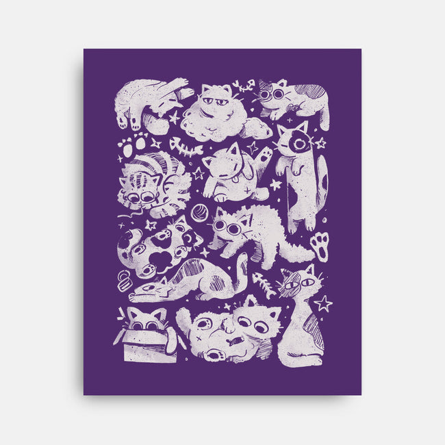 Fluffy Overload-None-Stretched-Canvas-eduely