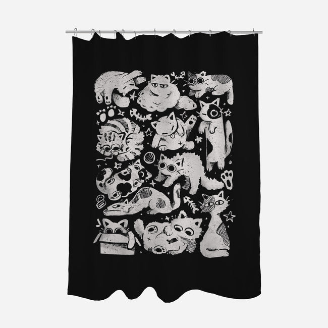 Fluffy Overload-None-Polyester-Shower Curtain-eduely