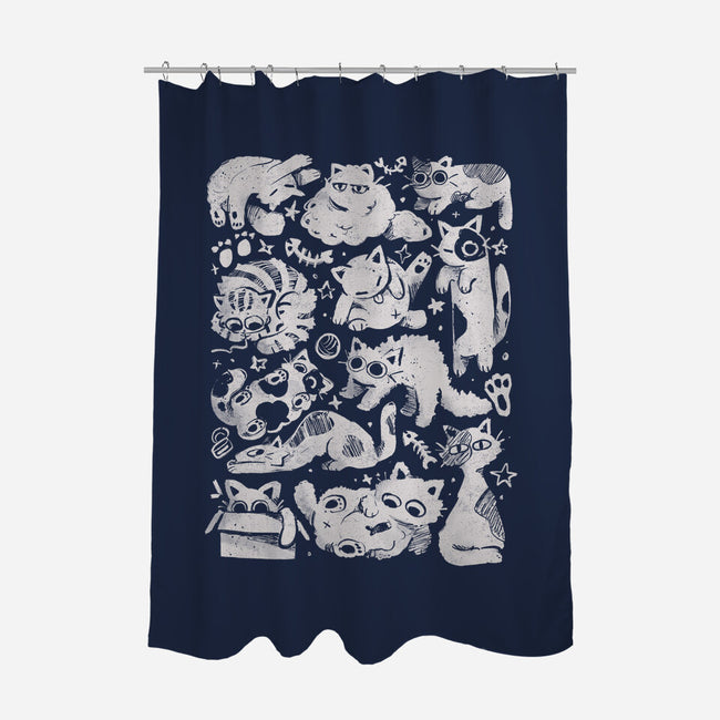 Fluffy Overload-None-Polyester-Shower Curtain-eduely