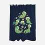 Dinonauts-None-Polyester-Shower Curtain-eduely
