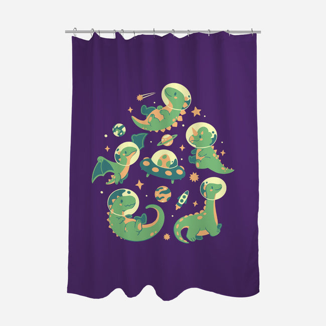Dinonauts-None-Polyester-Shower Curtain-eduely