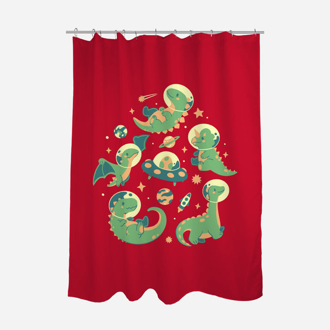 Dinonauts-None-Polyester-Shower Curtain-eduely