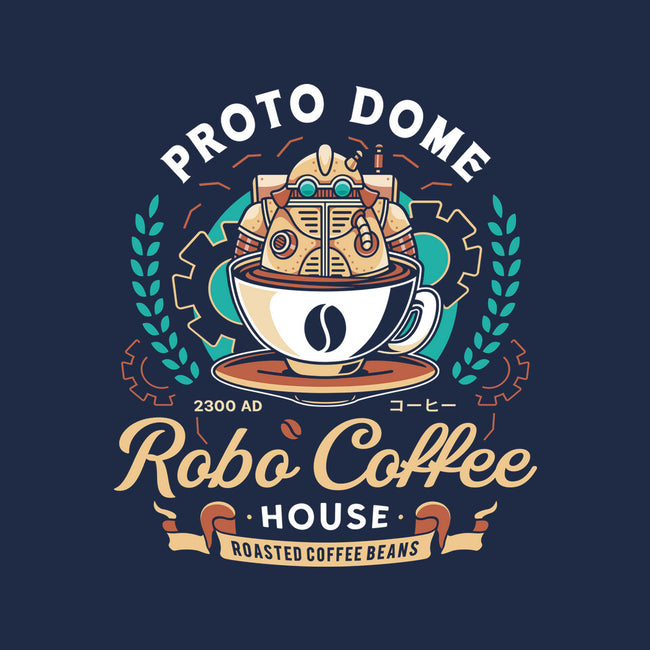 Proto Dome Robo Coffee Crest-Mens-Basic-Tee-LAGELANTEE