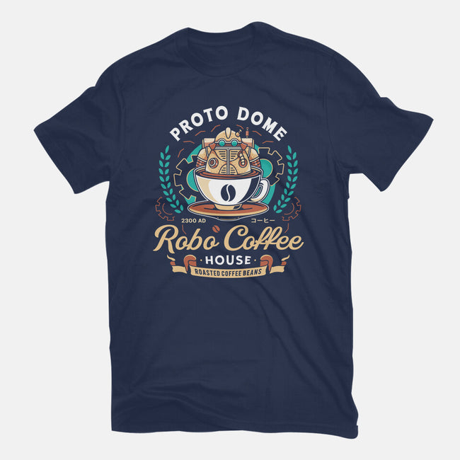 Proto Dome Robo Coffee Crest-Mens-Basic-Tee-LAGELANTEE