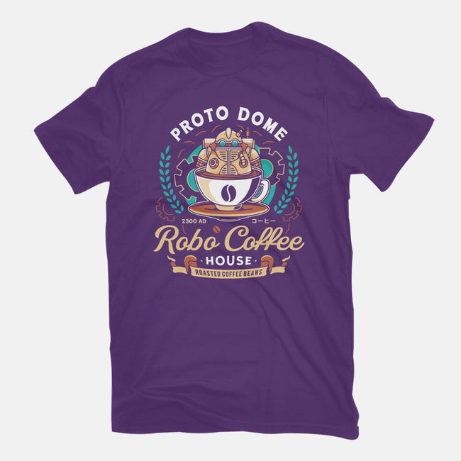 Proto Dome Robo Coffee Crest-Mens-Basic-Tee-LAGELANTEE