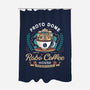 Proto Dome Robo Coffee Crest-None-Polyester-Shower Curtain-LAGELANTEE