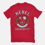 Rebel Alliance University-Womens-Basic-Tee-DrMonekers