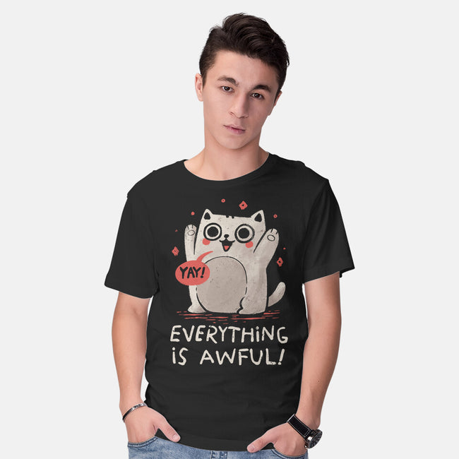 Everything Is Awful-Mens-Basic-Tee-koalastudio