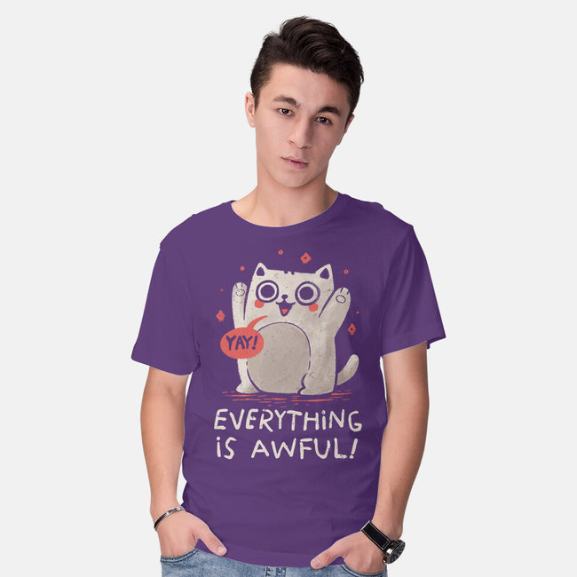 Everything Is Awful-Mens-Basic-Tee-koalastudio