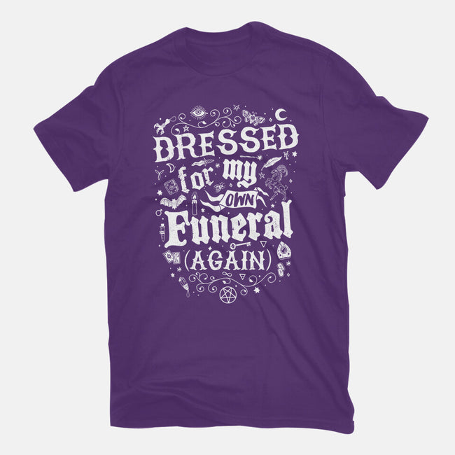Dressed For My Own Funeral-Mens-Basic-Tee-Nemons