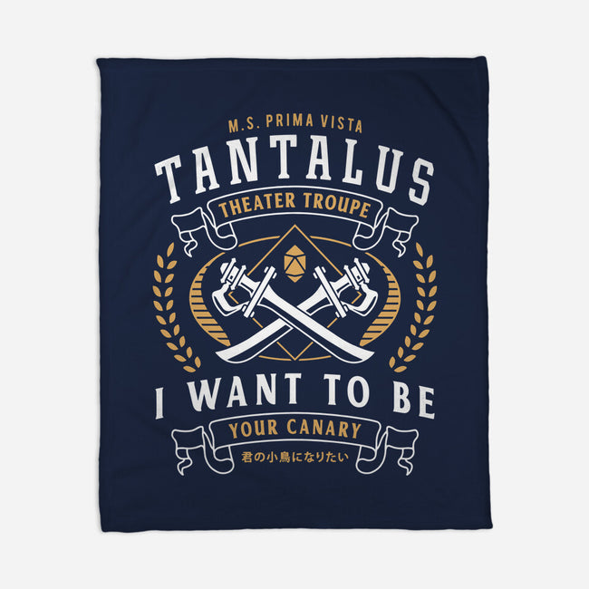 Tantalus Theater Troupe Emblem-None-Fleece-Blanket-LAGELANTEE