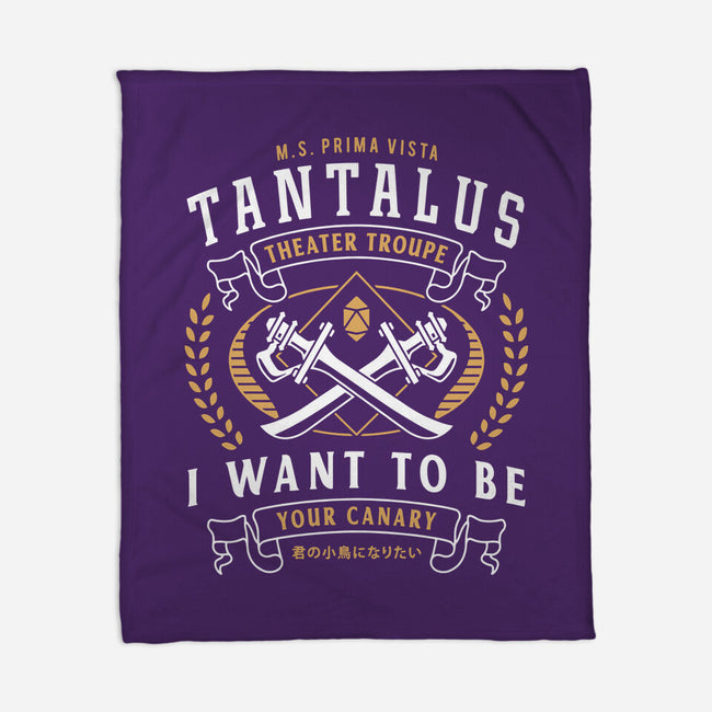 Tantalus Theater Troupe Emblem-None-Fleece-Blanket-LAGELANTEE