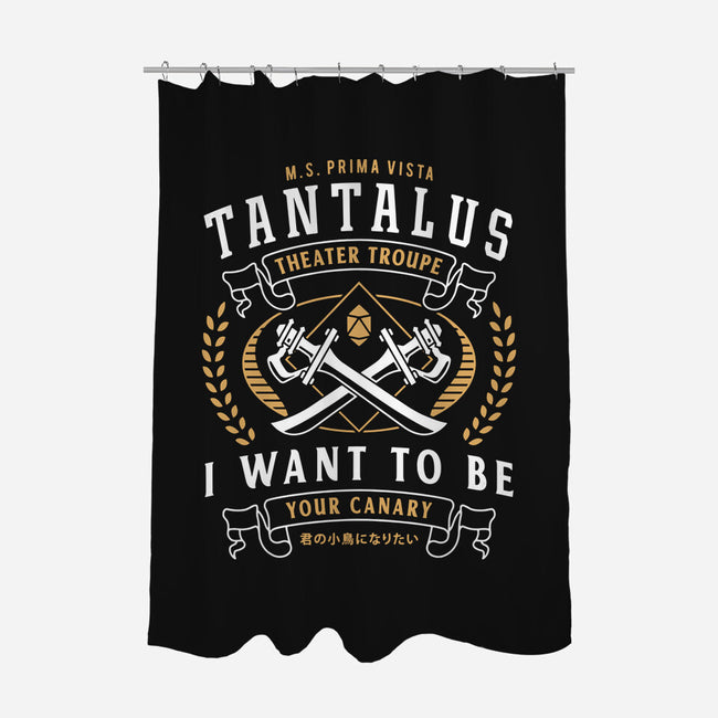Tantalus Theater Troupe Emblem-None-Polyester-Shower Curtain-LAGELANTEE