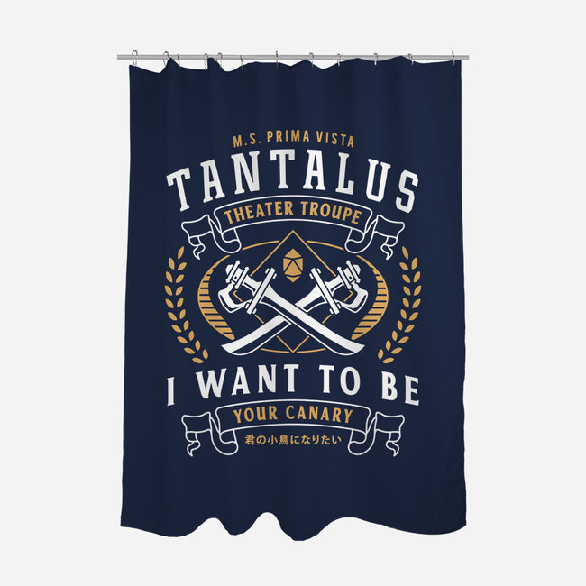 Tantalus Theater Troupe Emblem-None-Polyester-Shower Curtain-LAGELANTEE
