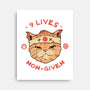Nine Lives Non-Given-None-Stretched-Canvas-vp021