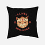 Nine Lives Non-Given-None-Removable Cover w Insert-Throw Pillow-vp021
