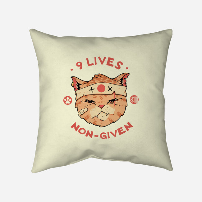 Nine Lives Non-Given-None-Removable Cover w Insert-Throw Pillow-vp021