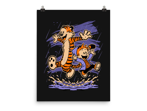 Rainy Day Tiger Boy