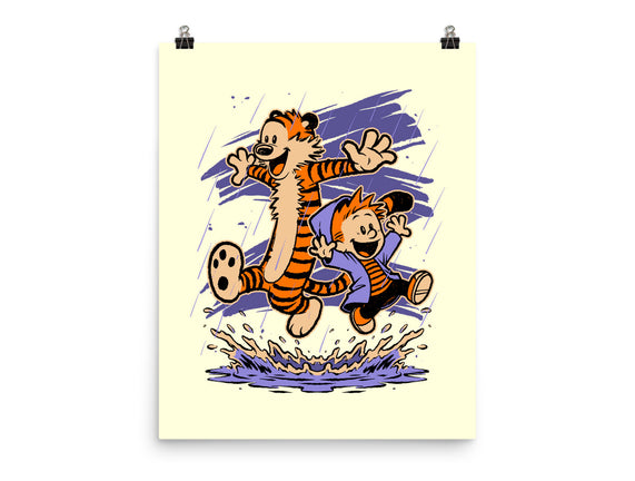 Rainy Day Tiger Boy