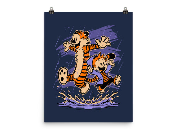 Rainy Day Tiger Boy