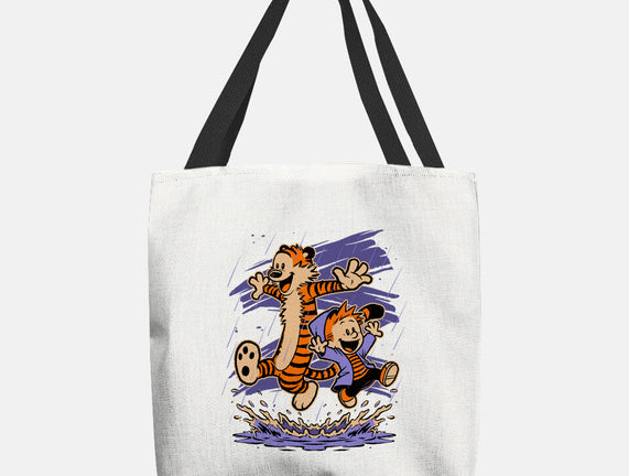 Rainy Day Tiger Boy