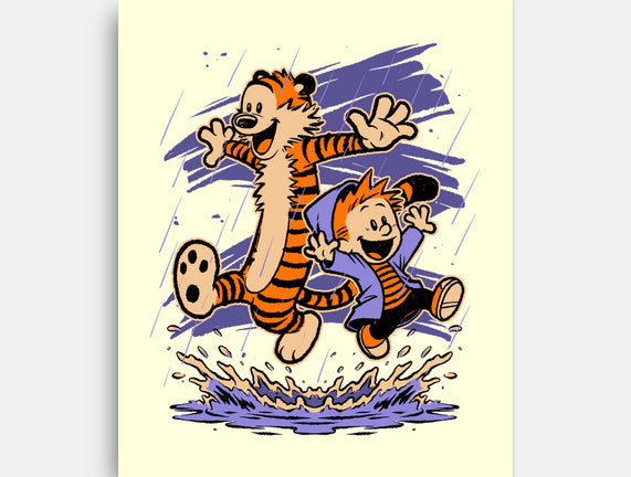 Rainy Day Tiger Boy