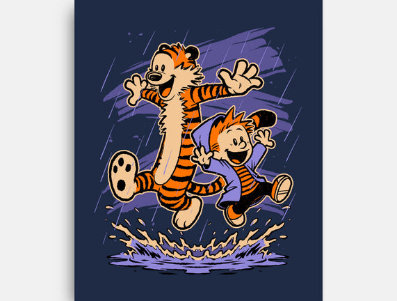 Rainy Day Tiger Boy
