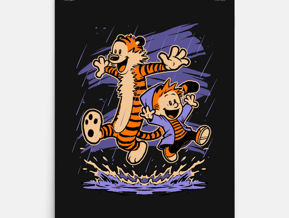 Rainy Day Tiger Boy