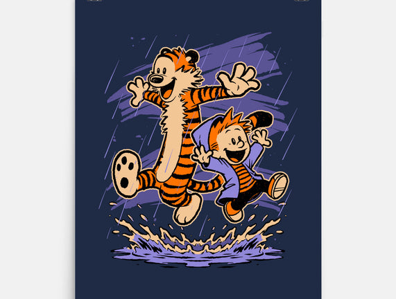 Rainy Day Tiger Boy