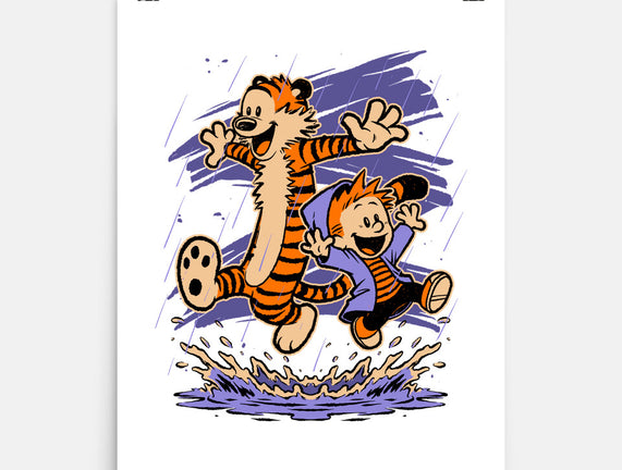 Rainy Day Tiger Boy