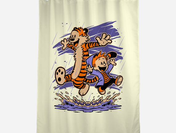 Rainy Day Tiger Boy