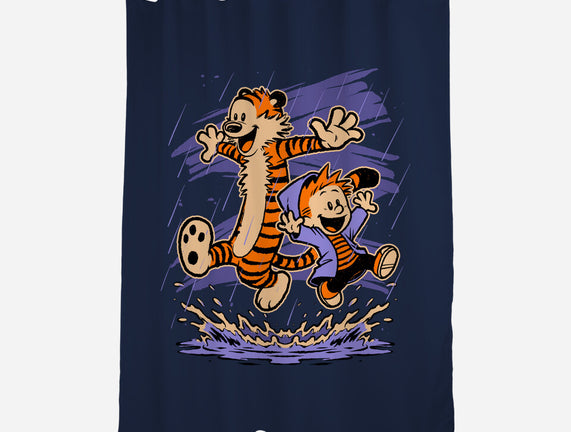 Rainy Day Tiger Boy