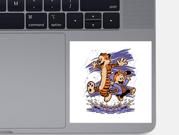 Rainy Day Tiger Boy