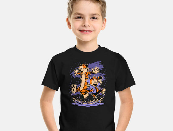 Rainy Day Tiger Boy