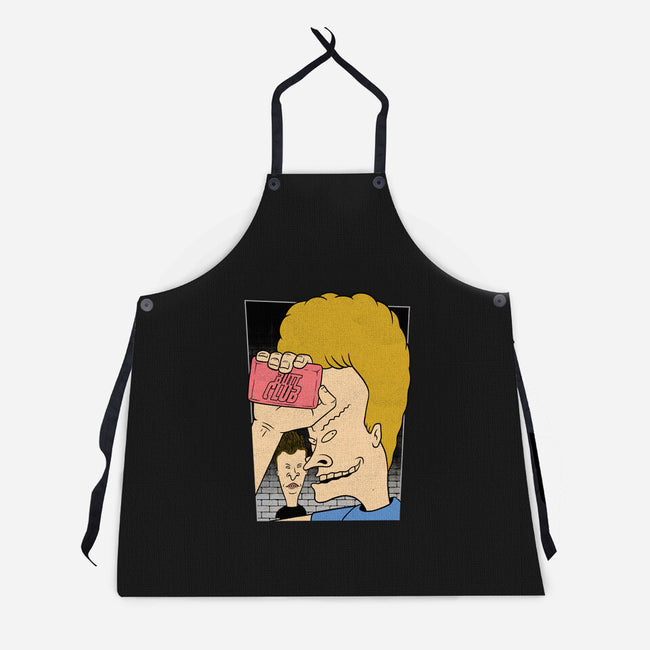 Fight Movie Idiots-Unisex-Kitchen-Apron-Studio Mootant