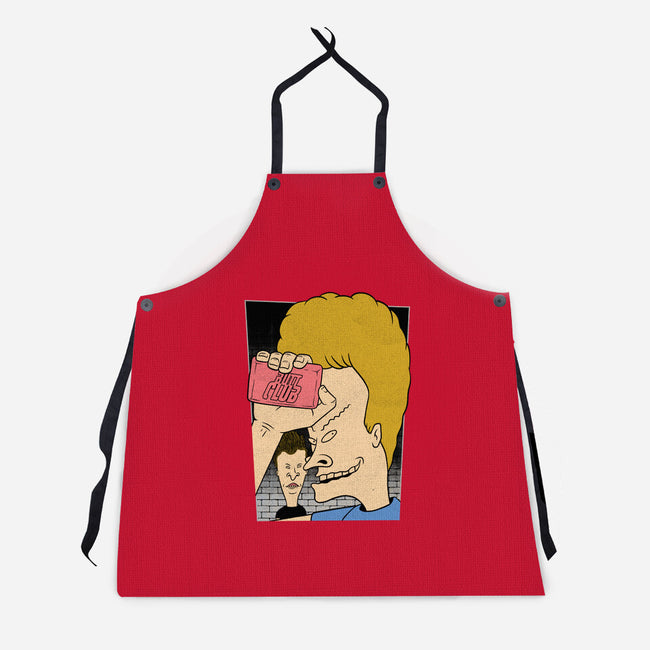 Fight Movie Idiots-Unisex-Kitchen-Apron-Studio Mootant