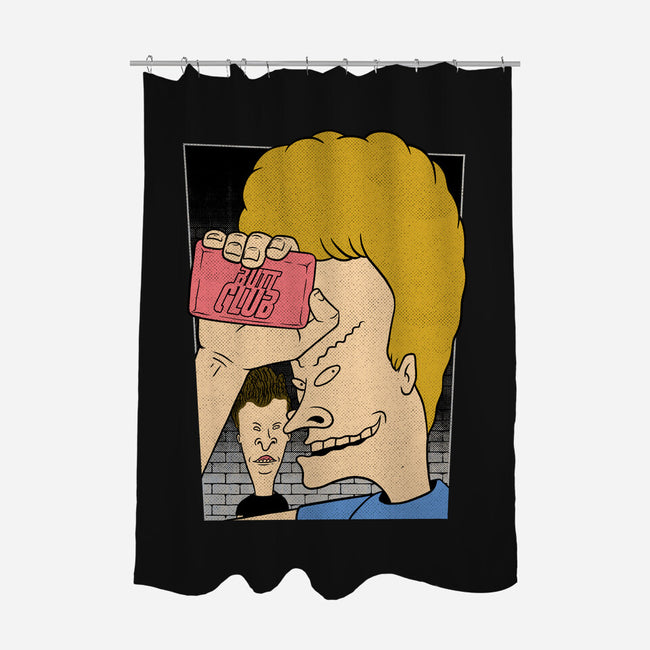 Fight Movie Idiots-None-Polyester-Shower Curtain-Studio Mootant