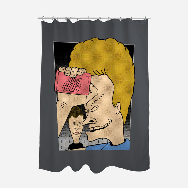 Fight Movie Idiots-None-Polyester-Shower Curtain-Studio Mootant