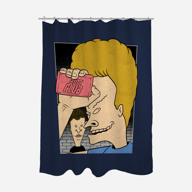 Fight Movie Idiots-None-Polyester-Shower Curtain-Studio Mootant