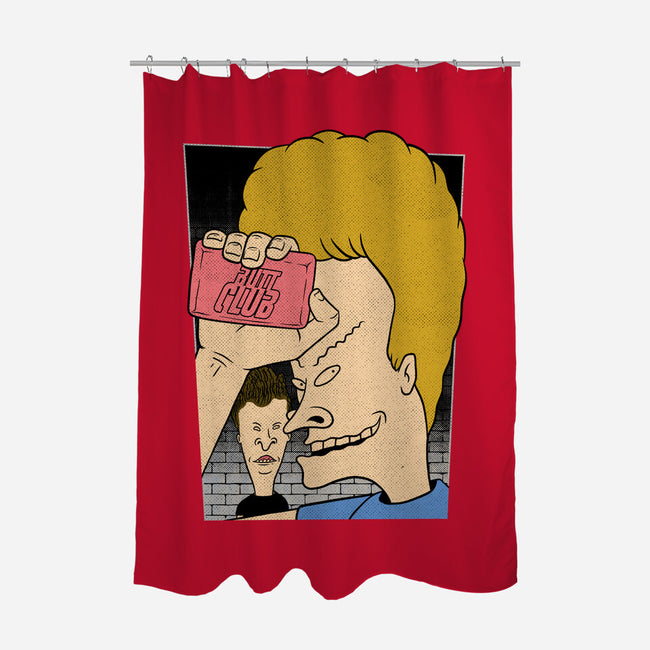 Fight Movie Idiots-None-Polyester-Shower Curtain-Studio Mootant