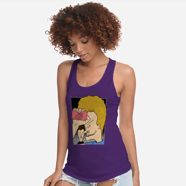 Fight Movie Idiots-Womens-Racerback-Tank-Studio Mootant