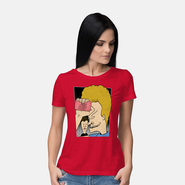 Fight Movie Idiots-Womens-Basic-Tee-Studio Mootant