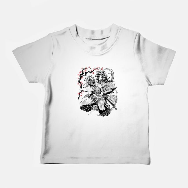 Water Breathing Hashira Sumi-E-Baby-Basic-Tee-Astrobot Invention