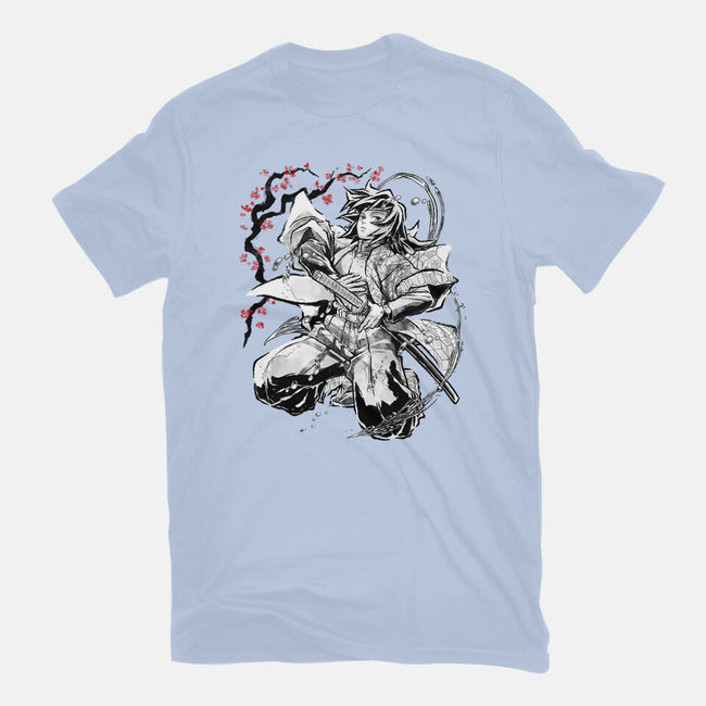 Water Breathing Hashira Sumi-E-Mens-Basic-Tee-Astrobot Invention