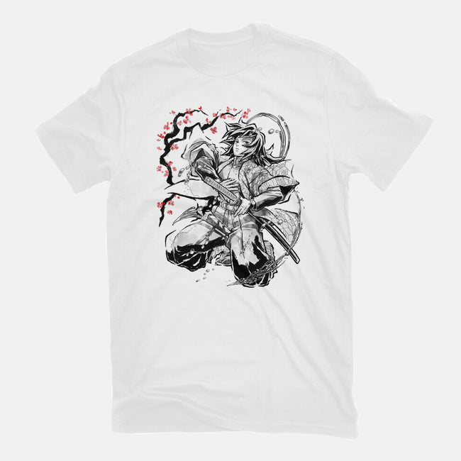 Water Breathing Hashira Sumi-E-Mens-Basic-Tee-Astrobot Invention