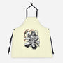 Water Breathing Hashira Sumi-E-Unisex-Kitchen-Apron-Astrobot Invention