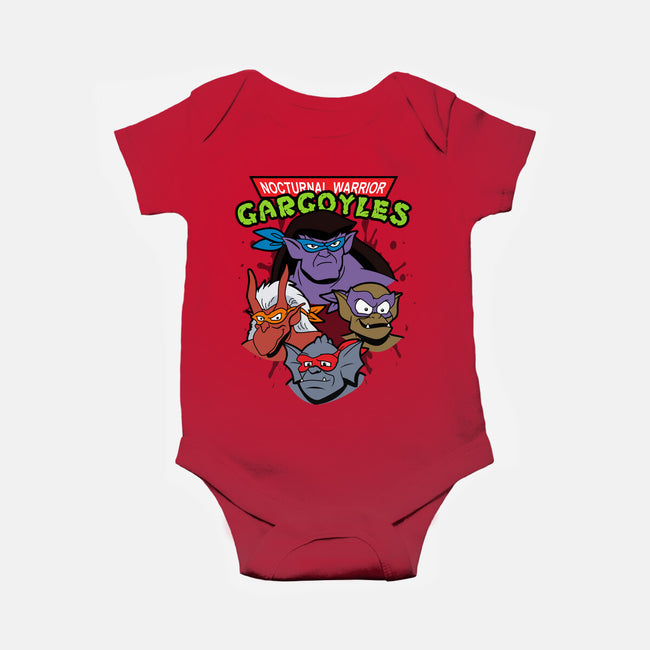 Nocturnal Warrior Gargoyles-Baby-Basic-Onesie-Boggs Nicolas