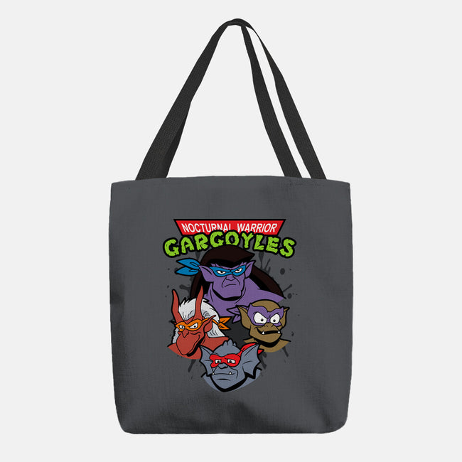 Nocturnal Warrior Gargoyles-None-Basic Tote-Bag-Boggs Nicolas