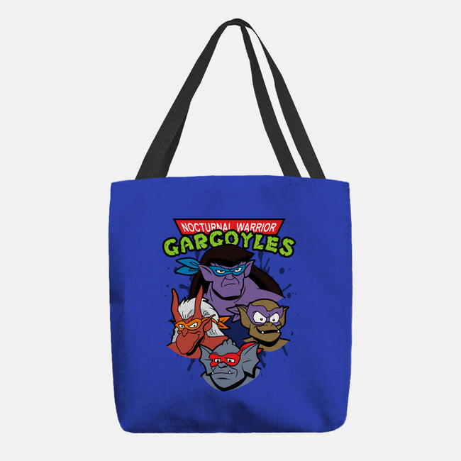 Nocturnal Warrior Gargoyles-None-Basic Tote-Bag-Boggs Nicolas